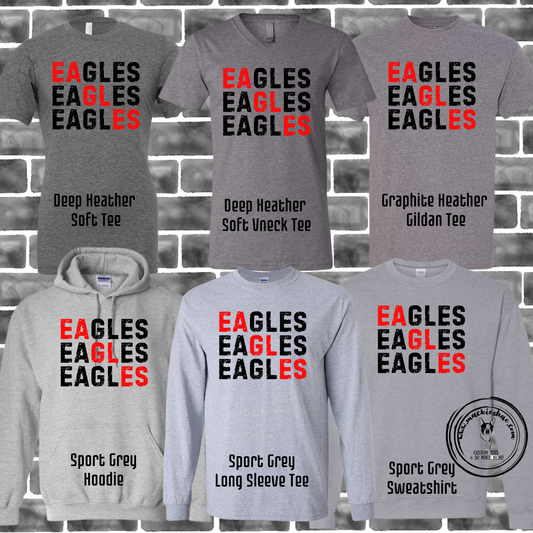 MIS- Eagles Eagles Eagles Grey Gear
