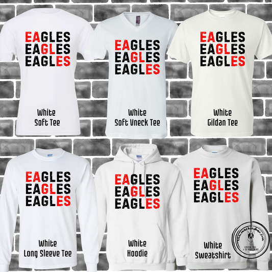 MIS- Eagles Eagles Eagles White Gear