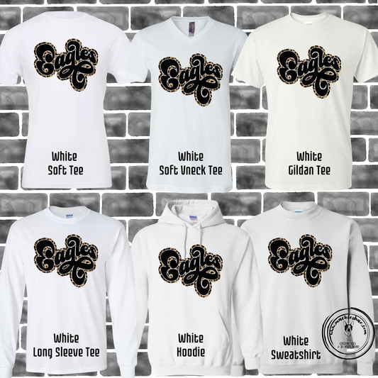 MIS- Eagles Leopard Retro White Gear