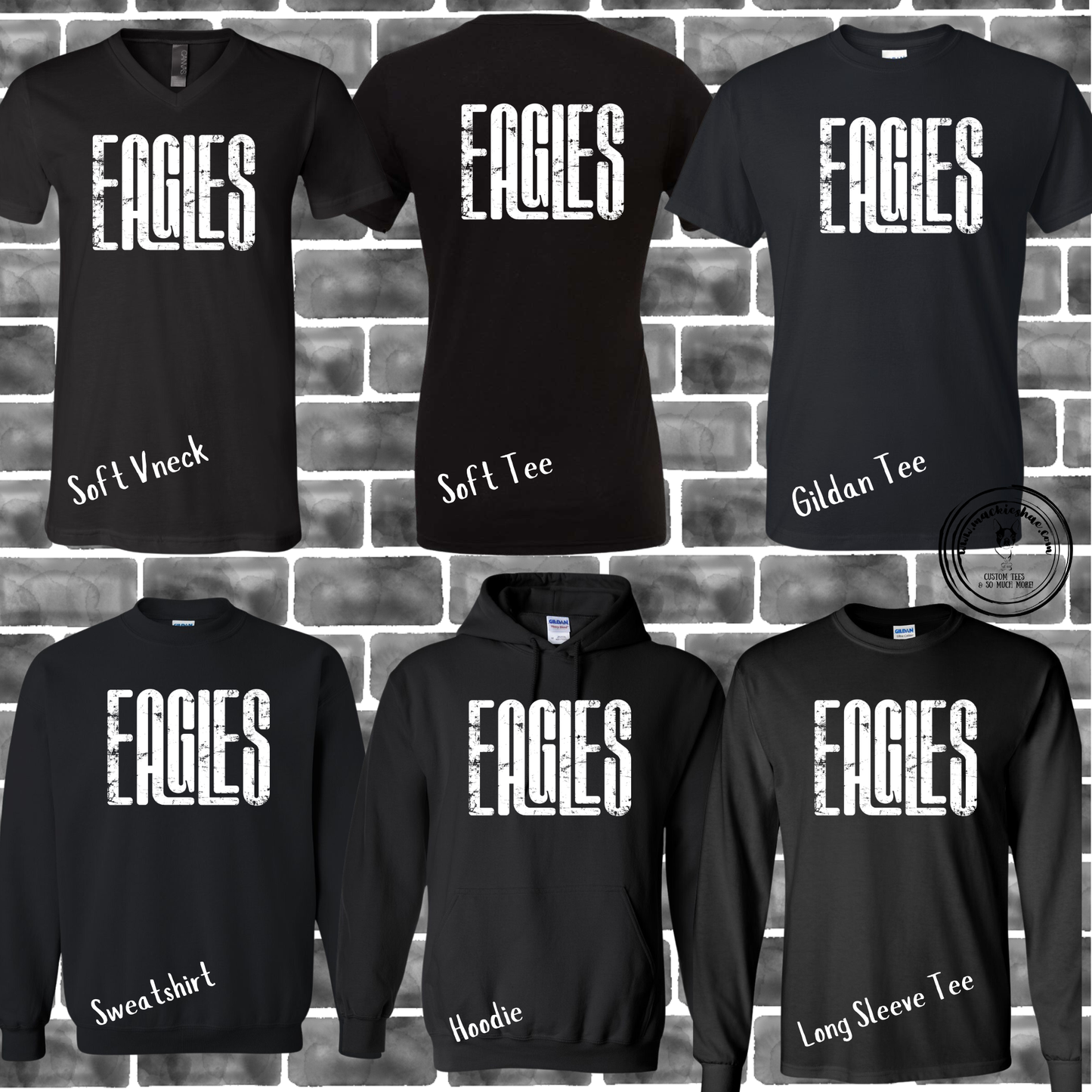 MIS- Eagles Retro Black Gear