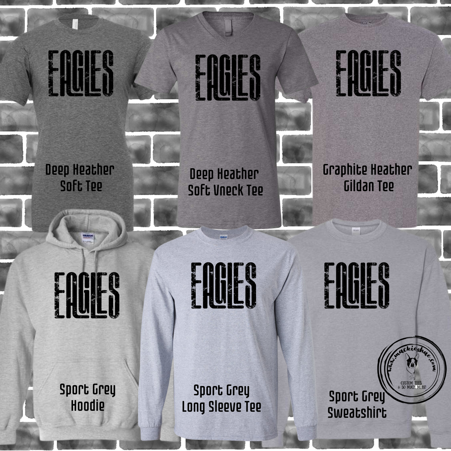 MIS- Eagles Retro Grey Gear