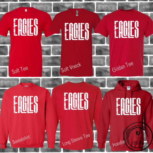 MIS- Eagles Retro Red Gear