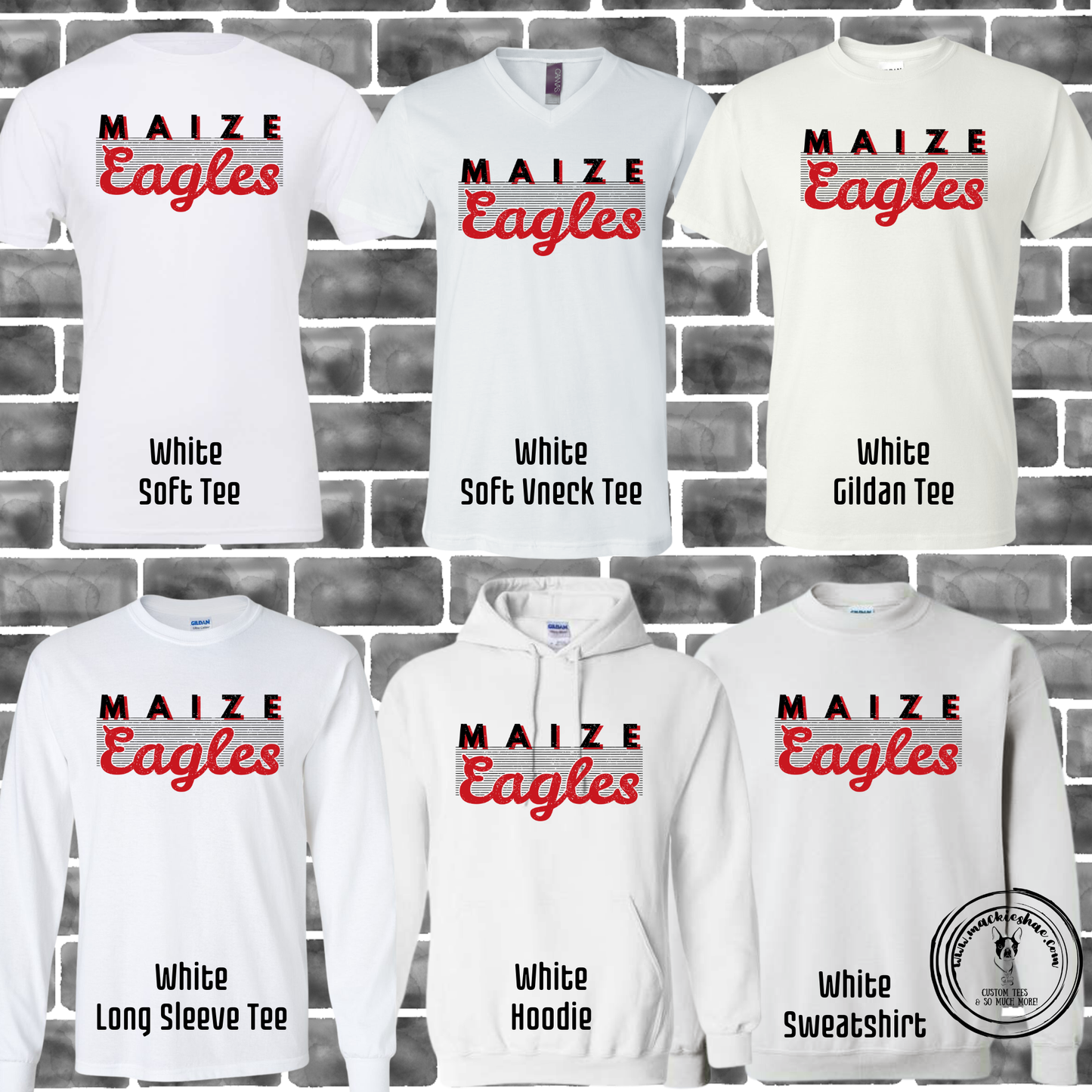MIS- Maize Eagles Lines White Gear
