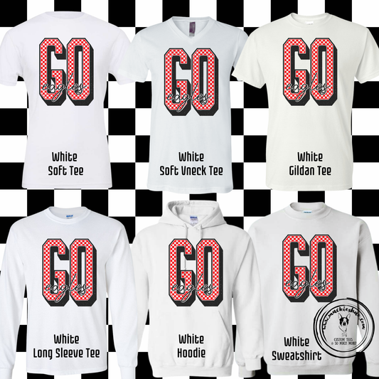 MIS- Go Eagles Checkered White Gear