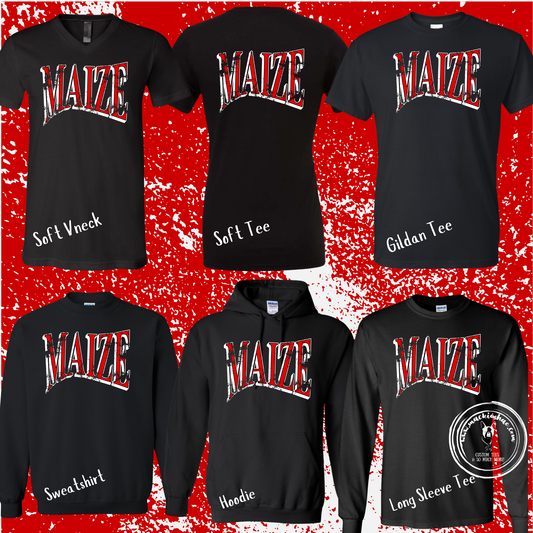 MIS- Maize Distressed Black Gear