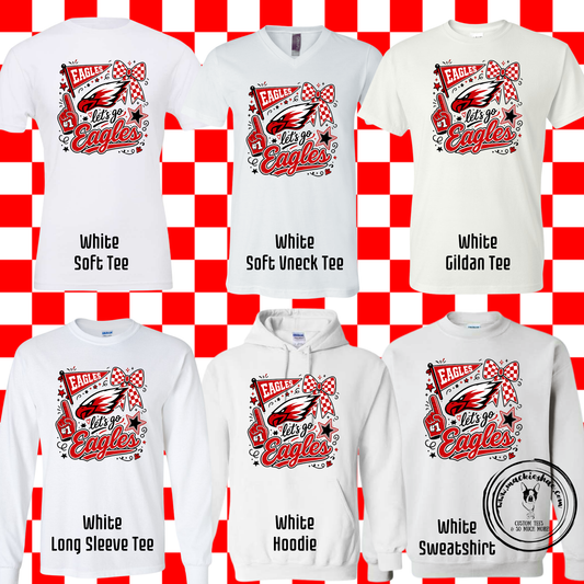 MIS- Maize Eagles Doodle White Gear