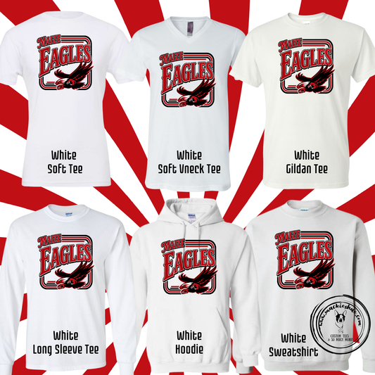 MIS- Maize Eagles Retro Square White Gear