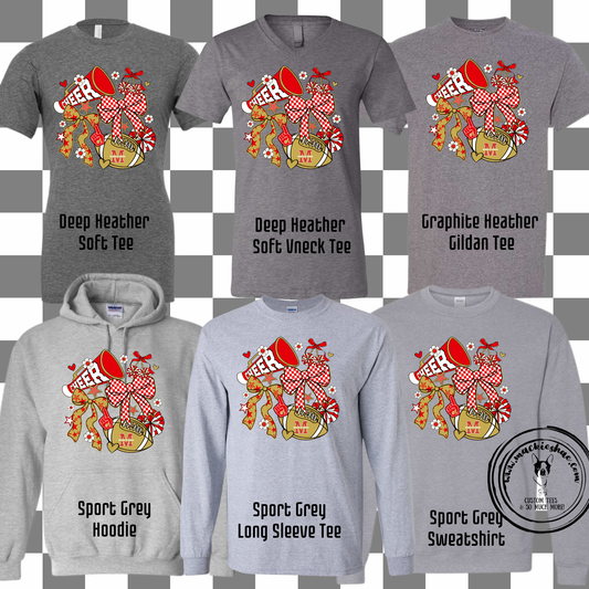 MJC-  Maize Jr Cheer Preppy Cheerleader Grey Gear