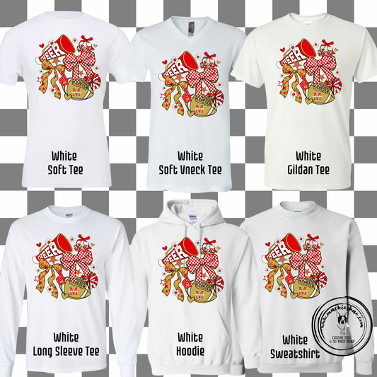 MJC- Maize Jr Cheer Preppy Cheerleader White Gear