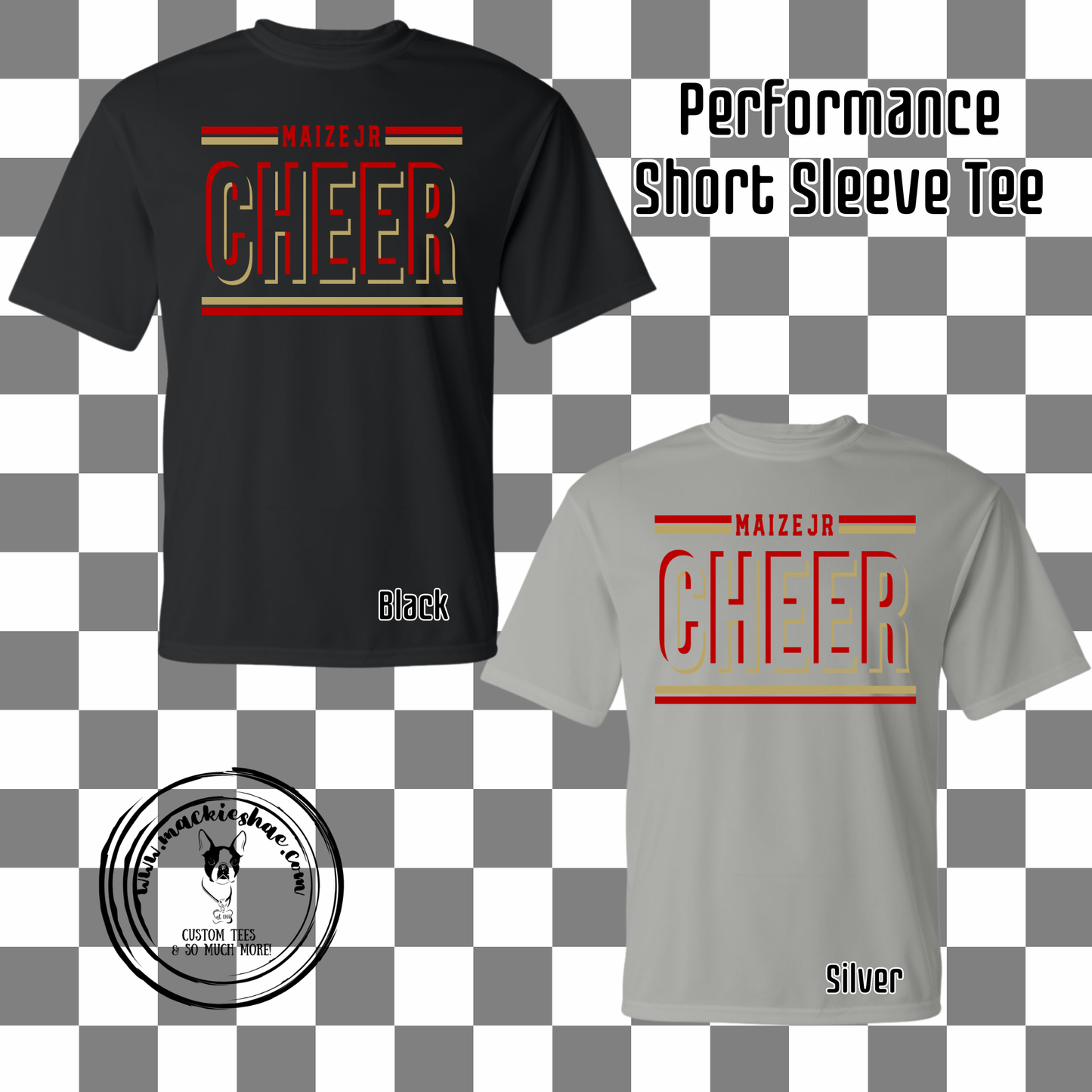 MJC- Maize Jr Cheer Lines Performance Short Sleeve Tee