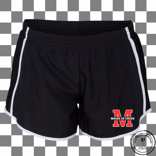 MJC- Maize Jr Cheer M Logo Shorts, Girls & Womens