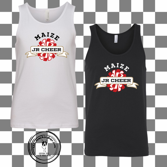 MJC- Maize Jr Cheer Pom Logo Jersey Tank