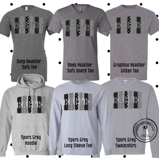 MMS- Eagles Checkered Leopard Grey Gear