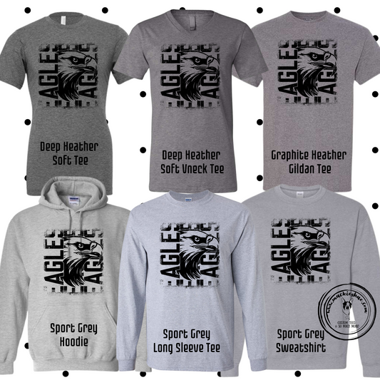 MMS- Eagles Distressed Grey Gear