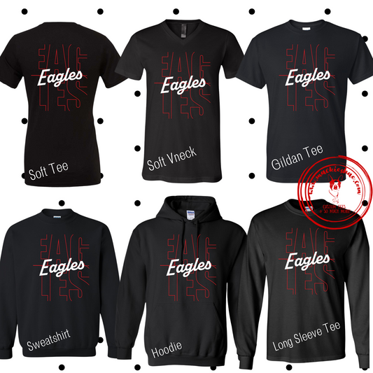 MMS- Eagles Faded Black Gear