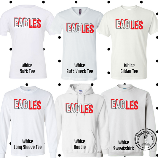 MMS- Eagles Overlay White Gear