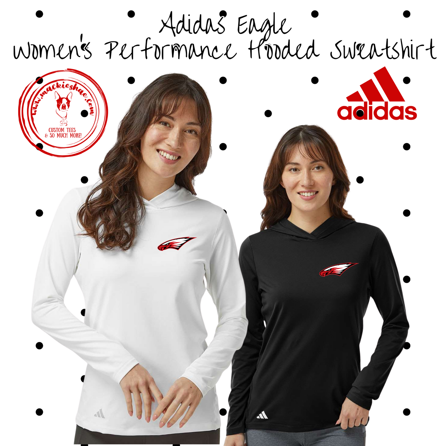 MMS- Eagle ADIDAS Women's Performance Hooded Sweatshirt