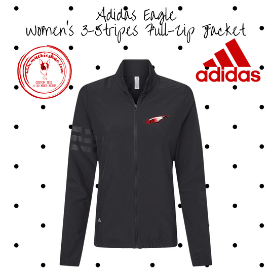MMS- Eagle ADIDAS Women's 3-Stripes Full-Zip Jacket