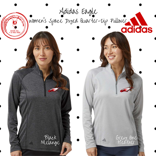 MMS- Eagle ADIDAS Women's Space Dyed Quarter-Zip Pullover