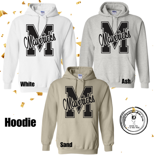 Mavs- Big M Mavericks Hoodie for Youth and Adults