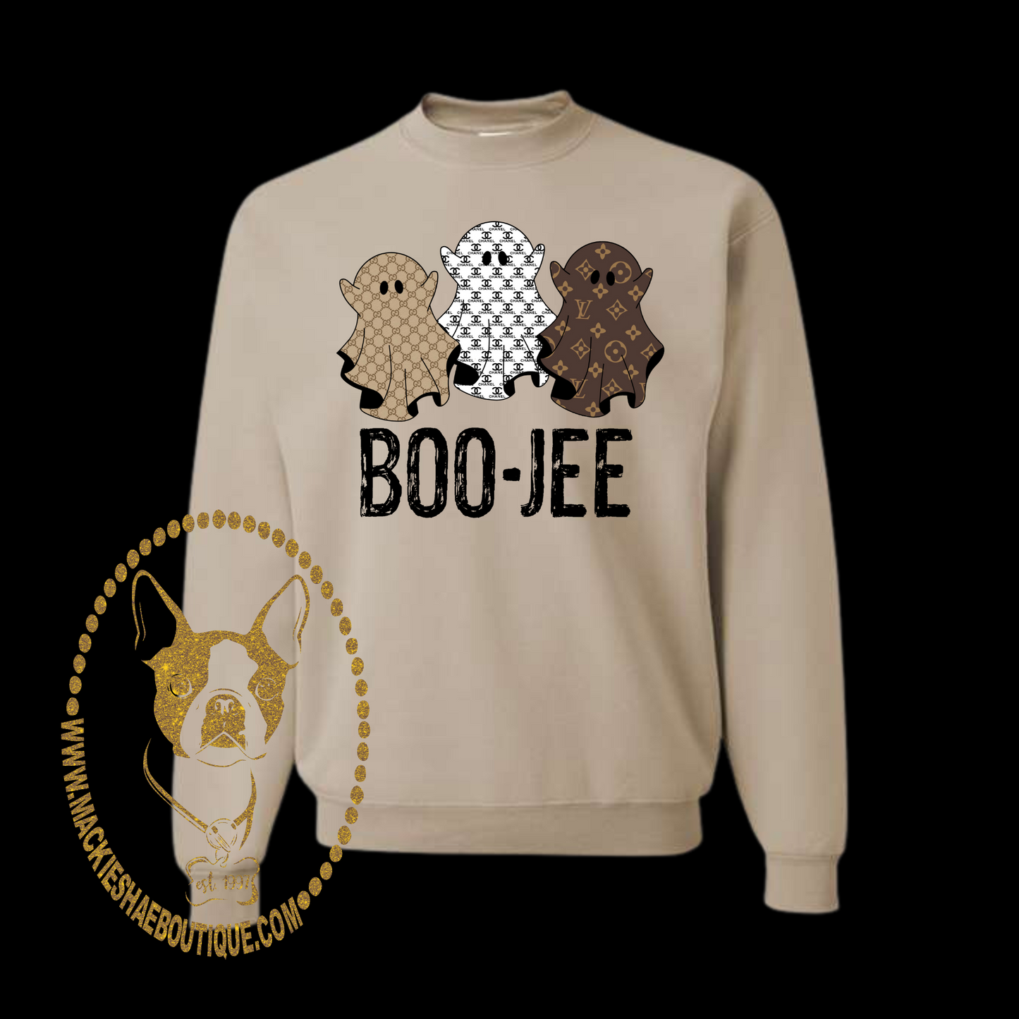 Boo-Jee Ghosts Custom Shirt for Adults, Crewneck Sweatshirt