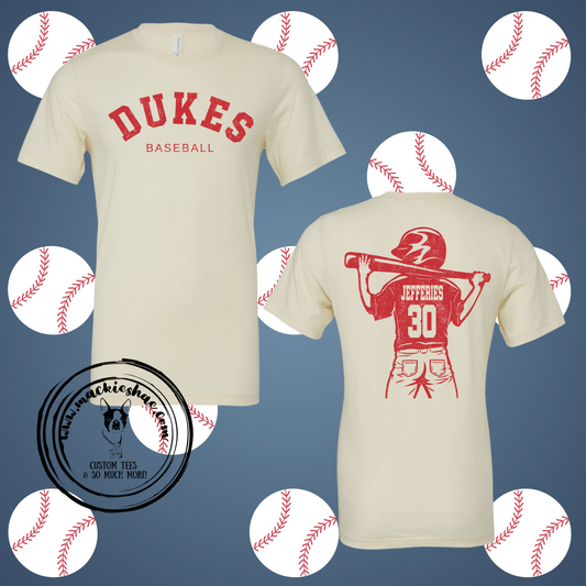 Baseball Personalized Player and Team Custom Shirt, Soft Short Sleeve Tee