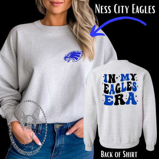 My Eagles Era Custom Shirt for Youth and Adults, White or Ash Grey Sweatshirt
