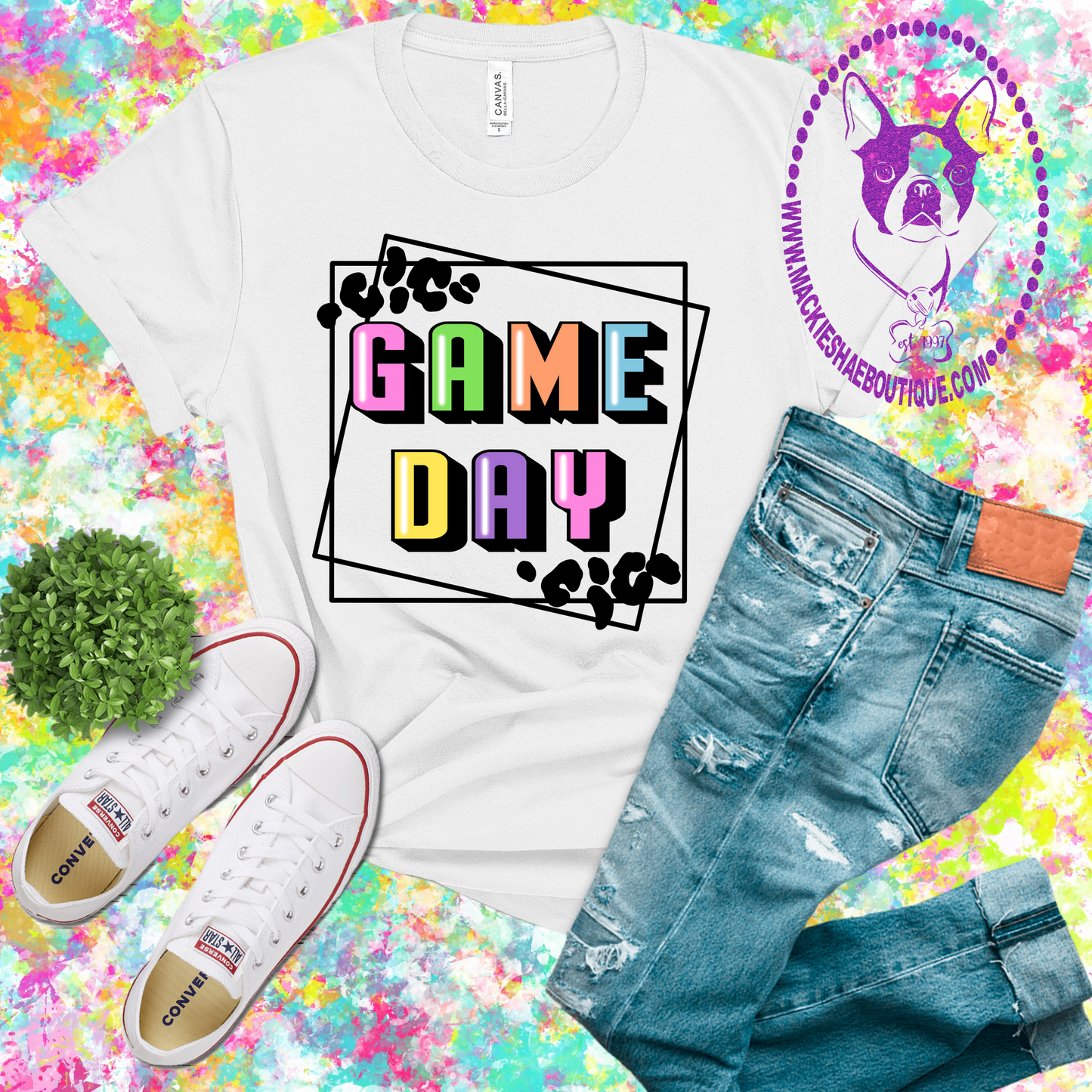 Game Day Neon Custom Shirt for Youth and Adults, Soft Tees and Crewneck Sweatshirts