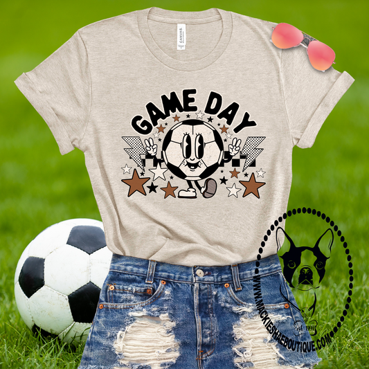 Game Day Soccer Custom Shirt for kids and adults, Soft Tee