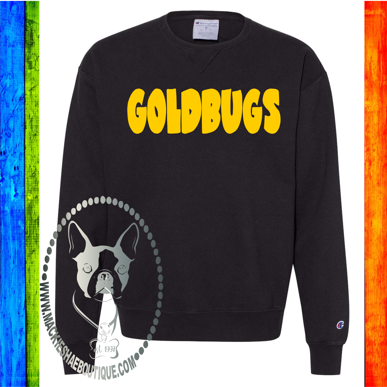 Goldbugs Custom Shirt, Champion Brand Crewneck Sweatshirt