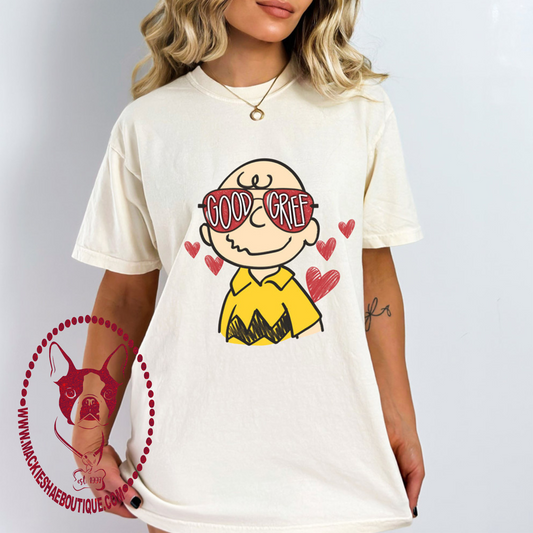Good Grief Custom Shirt for Youth and Adults, Soft Short Sleeve