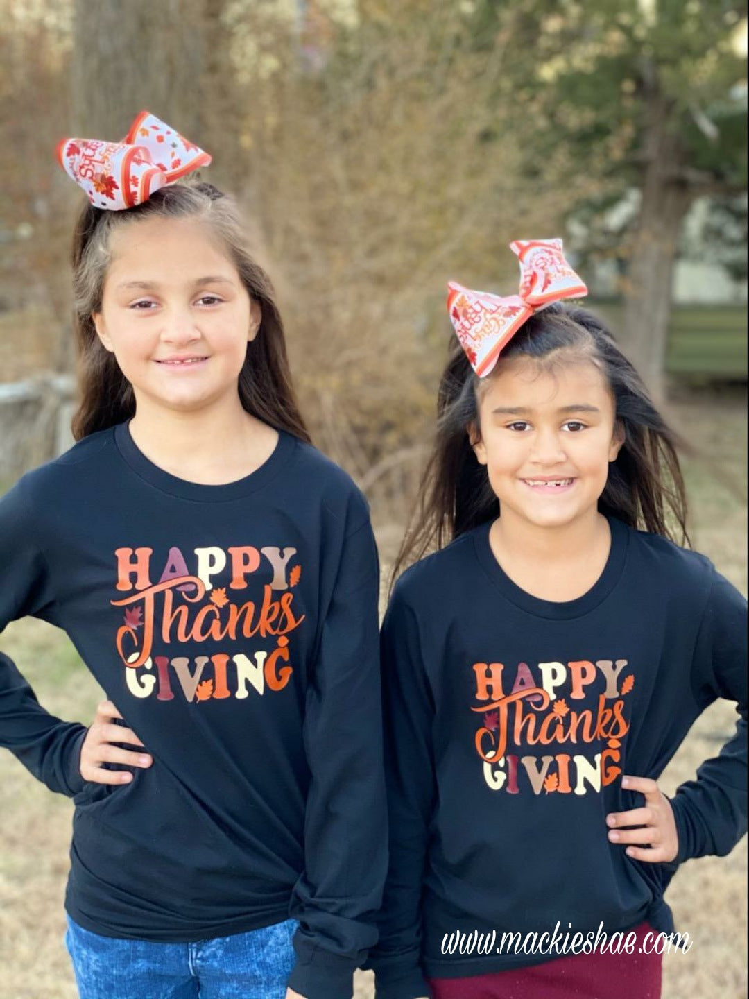 Happy Thanksgiving Custom Shirt, Long Sleeve Tee