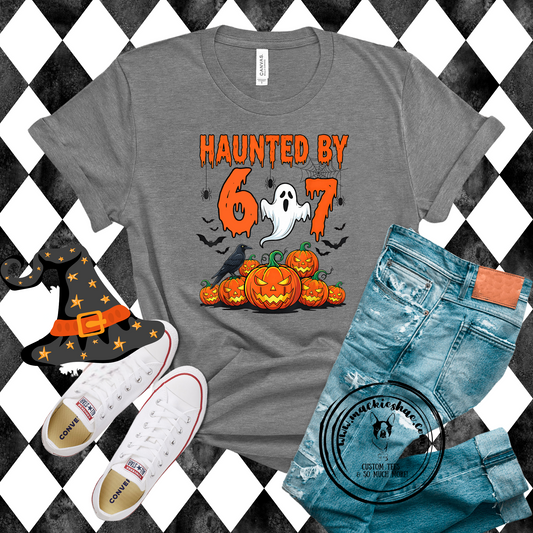 Haunted by 67 Custom Shirt, Soft Short Sleeve Tee