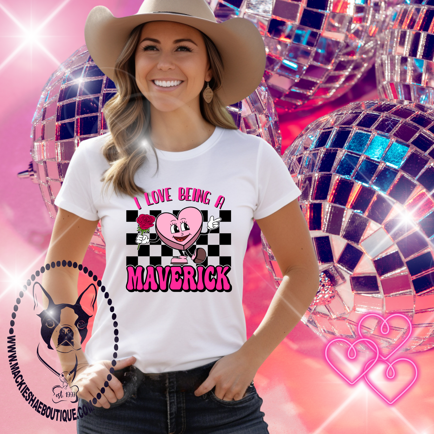 I Love Being A Maverick Custom Shirt for Kids and Adults, Soft Tees and Crewneck Sweatshirts
