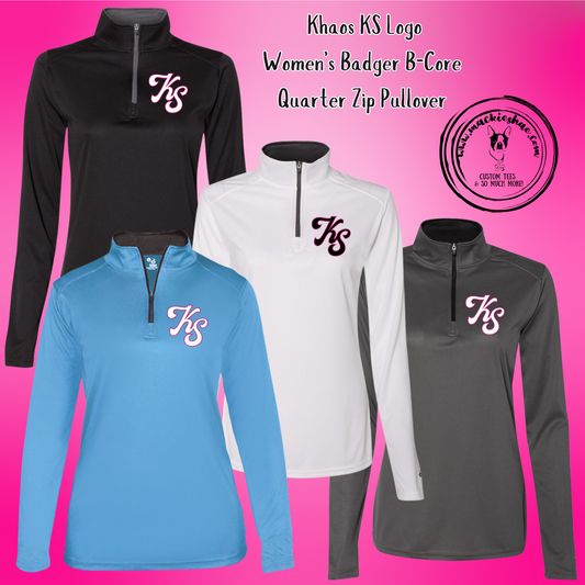 Khaos- Khaos KS Logo B-Core Quarter Zip Pullover for Women