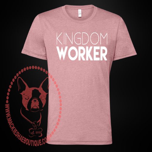 Kingdom Worker Custom Shirt, Soft Short Sleeve Tee