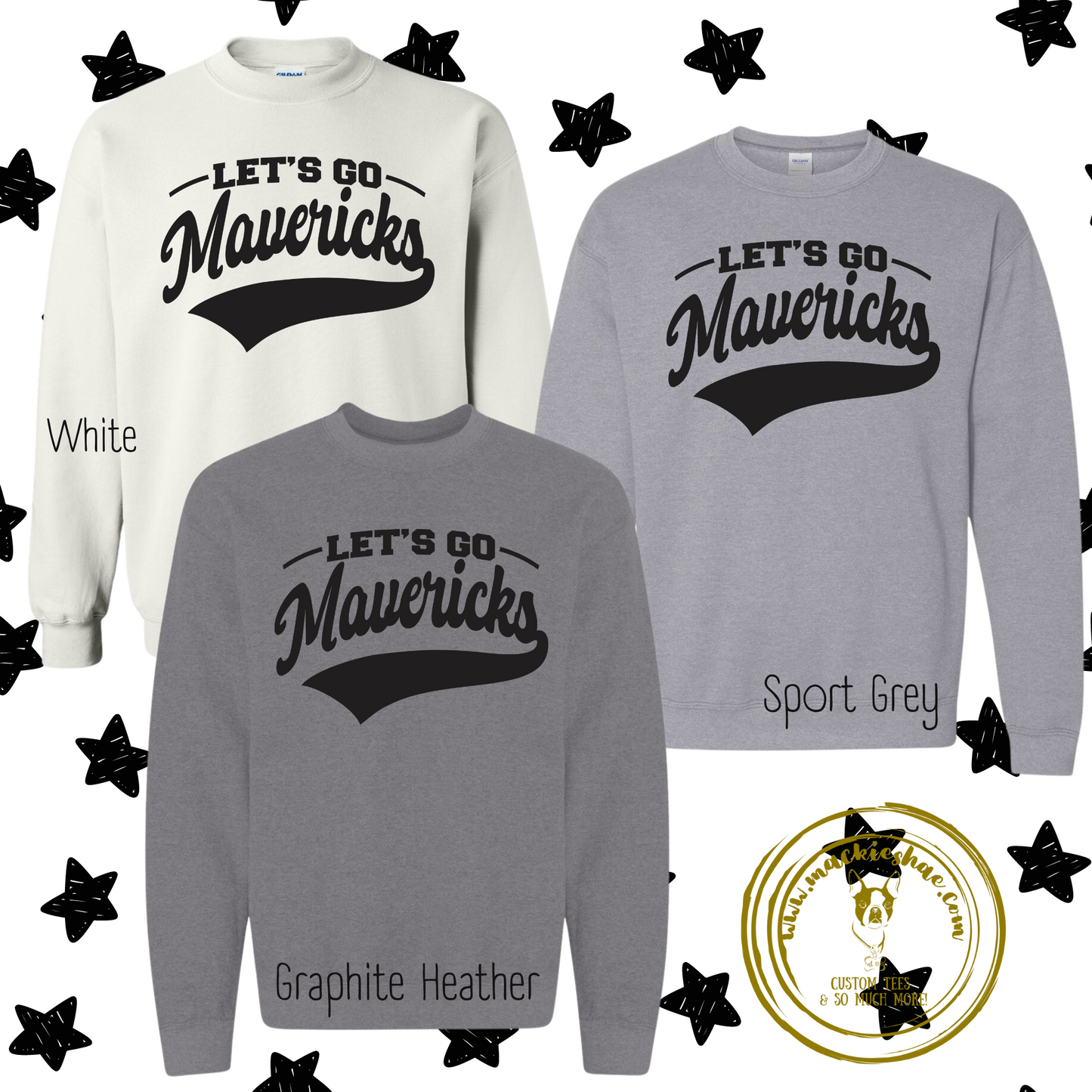 Mavs- Let's Go Mavericks Sweatshirt for Youth and Adults