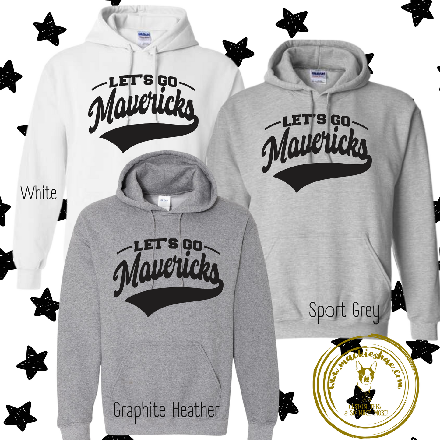 Mavs- Let's Go Mavericks Hoodie for Youth and Adults