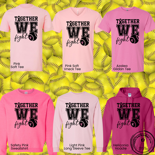 MSHS Softball- Maverick Softball Together We Fight Pink Gear