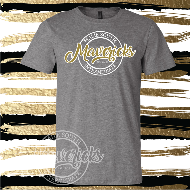 MSIS PTO- Maize South Intermediate Circle Est 2021 Bella Soft Short Sleeve Tee for Youth and Adult