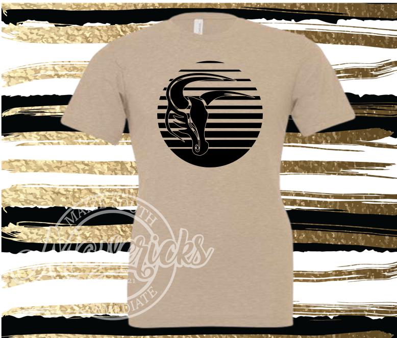 MSIS PTO-Maverick Circle Stripes Soft Tee for Youth and Adults