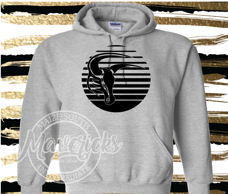 MSIS PTO-Maverick Circle Stripes Hoodie for Youth and Adults