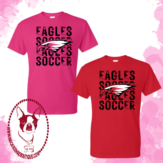 MHS Soccer-Eagles Soccer Gildan Tee for Youth and Adults