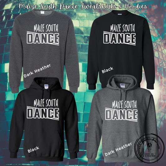 Mavs- Maize South Dance Hoodies