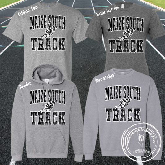 Maize South Track Custom Shirt for Kids and Adults, Get any Team, Colors, Shirt Style
