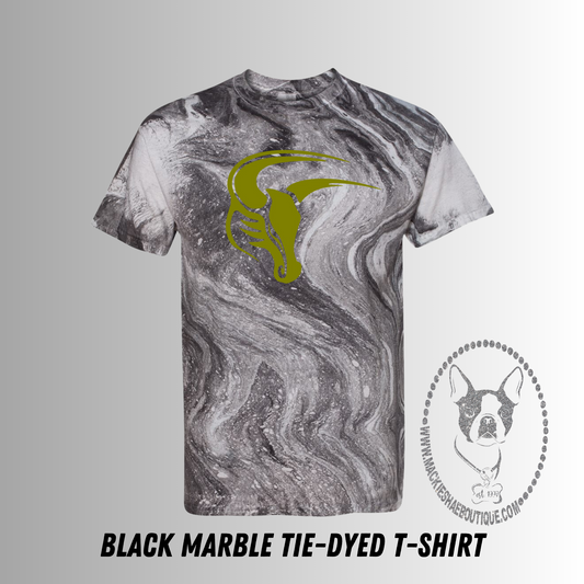 MSIS PTO- Maverick Black Marble Tie Dye Tee for Adults