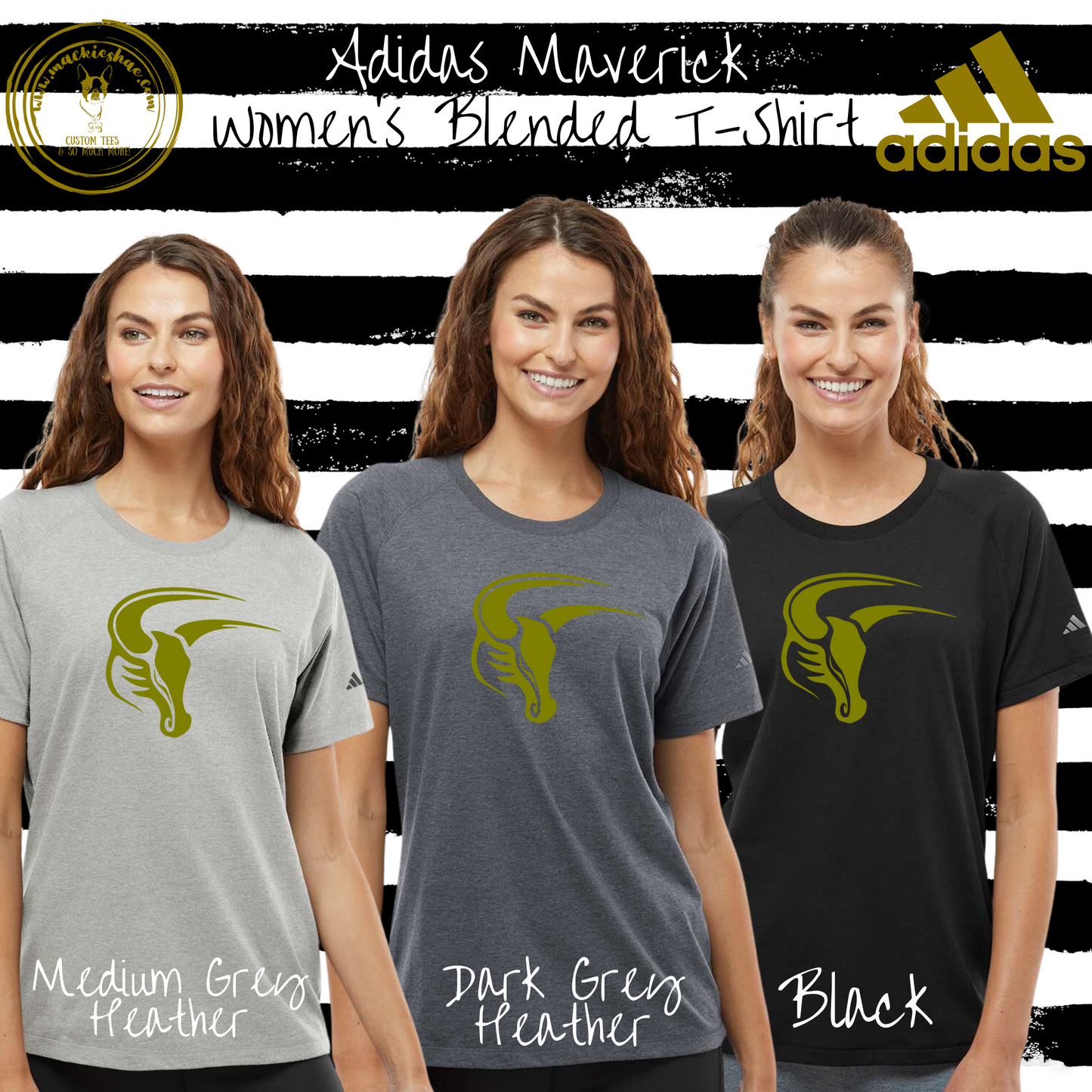 Mavs- Maverick ADIDAS Women's Blended T-Shirt