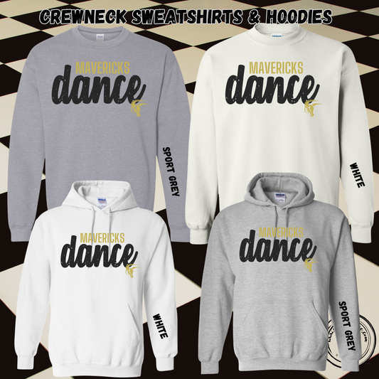 Mavs- Mavericks Dance Crewneck Sweatshirt