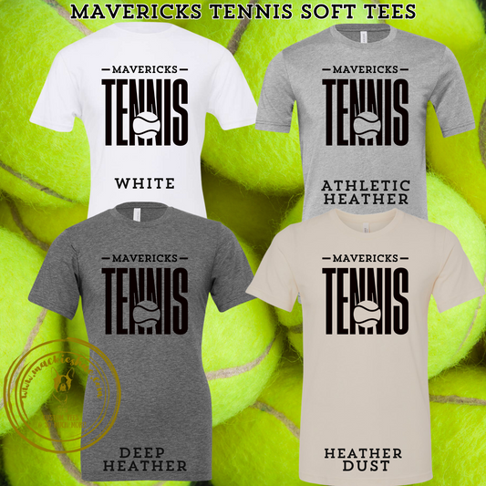 Mavs-Mavericks Tennis Bella Soft Crewneck Short Sleeve Tee