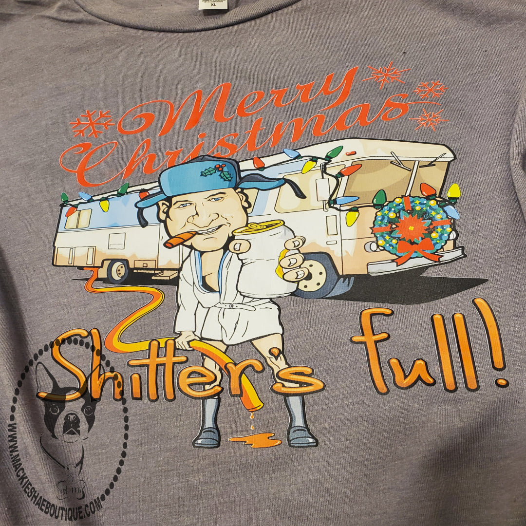 Merry Christmas Shitter's Full Custom Shirt, Soft Tee